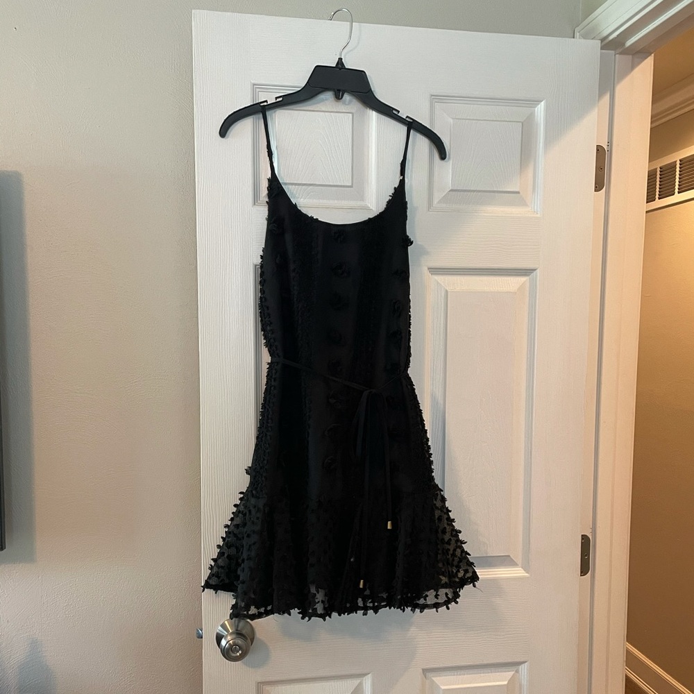 Black mini dress